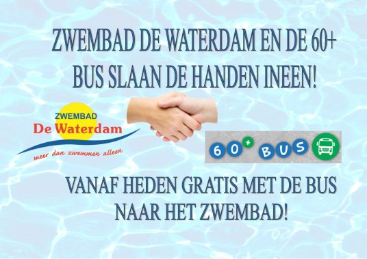 60+BUS zwembad de waterdam volendam