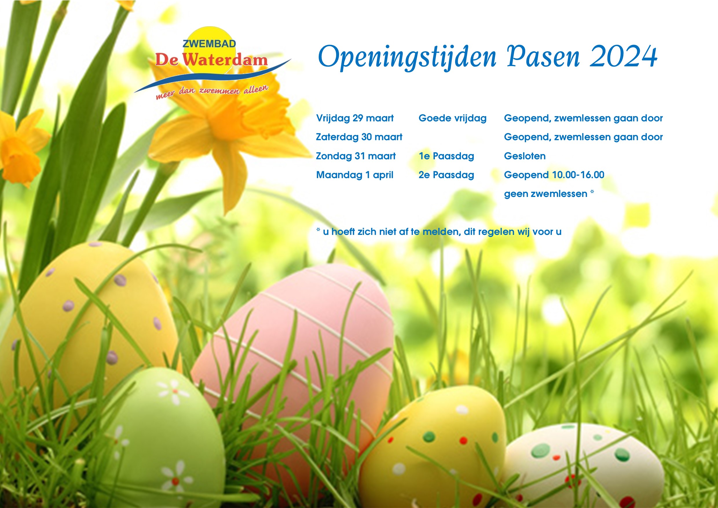 Pasen 2024 - Zwembad De Waterdam